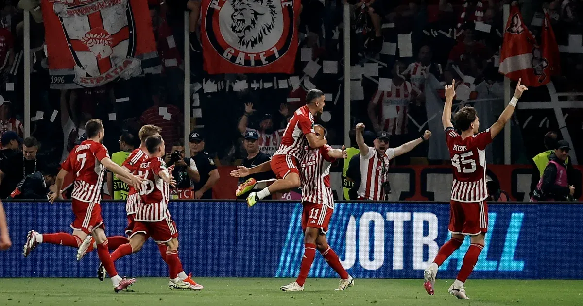 Tras la prórroga, el Olympiacos ganó la Conference League