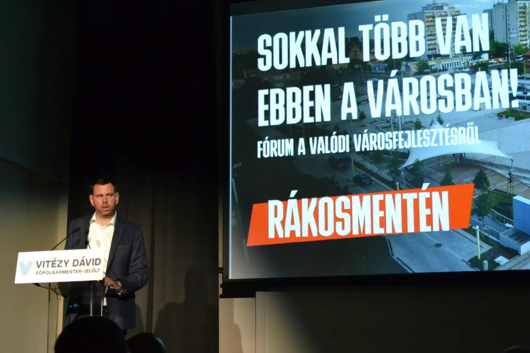 Vitézy Dávid: Többségben vannak azok, akik változást szeretnének Budapesten