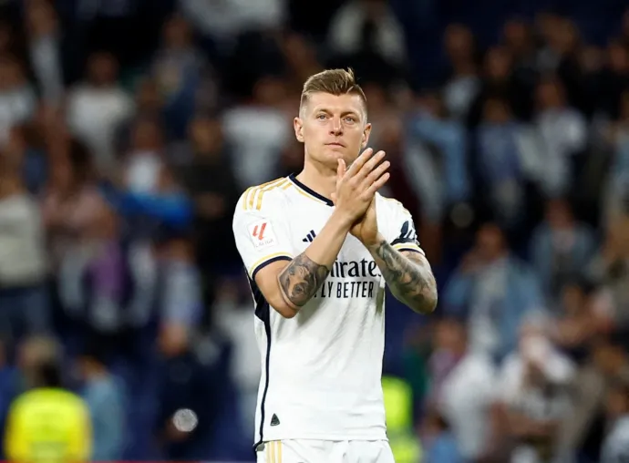 Toni Kroos 2024. május 14-én, a Deportivo Alaves elleni meccs után – Fotó: Susana Vera / Reuters