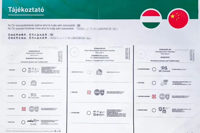 Fidesz sends letter in Chinese, showing recipients how to vote