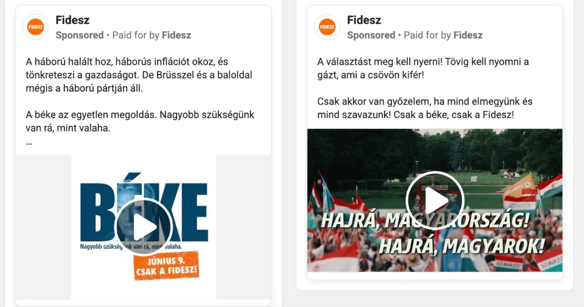 Európai szinten is rekordsokat költött netes reklámokra a kormányoldal a választási kampány során