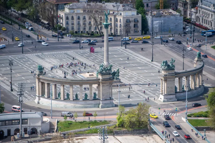 Már péntek estétől lezárják a Hősök tere környékét Magyar Péter tüntetése miatt