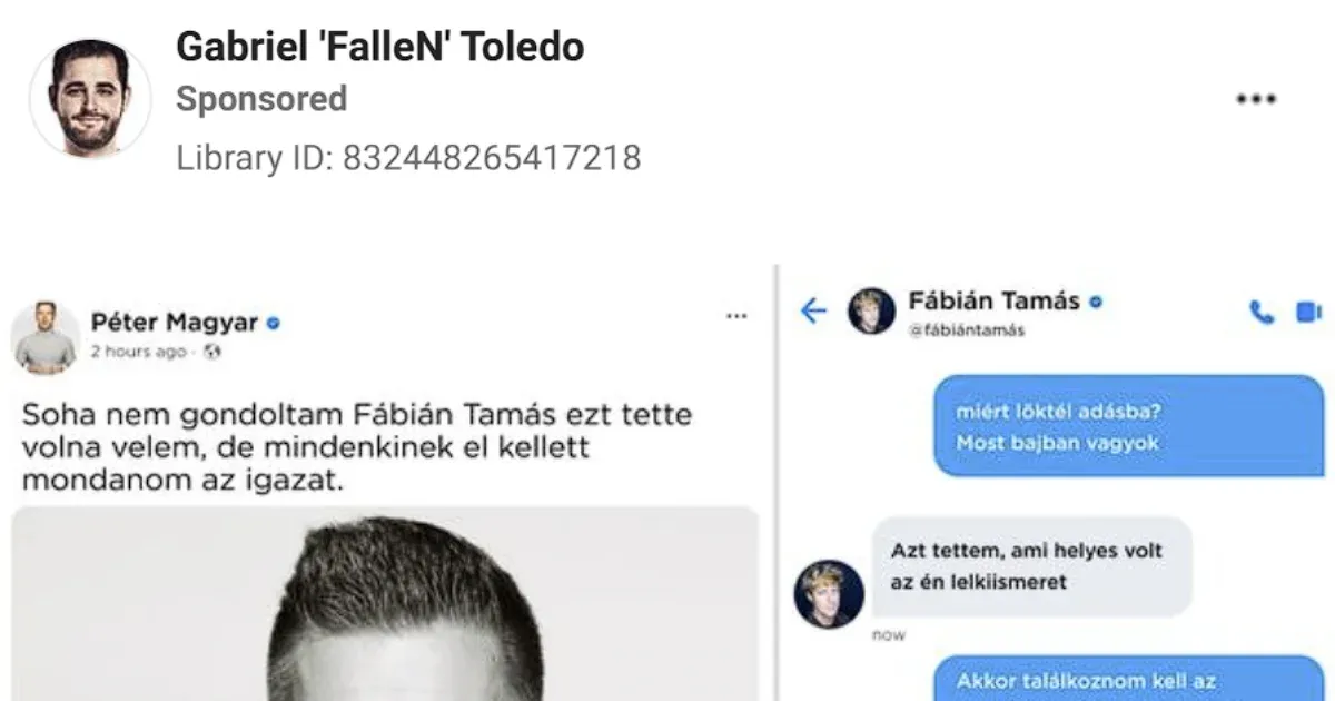 Már egy híres Counter-Strike játékos feltört fiókja is terjeszti a Magyar Péter arcával fémjelzett kriptós csalást