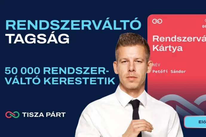 Jön a prémium rendszerváltói előfizetés Magyar Péter pártjánál, 50 ezer támogatót keresnek
