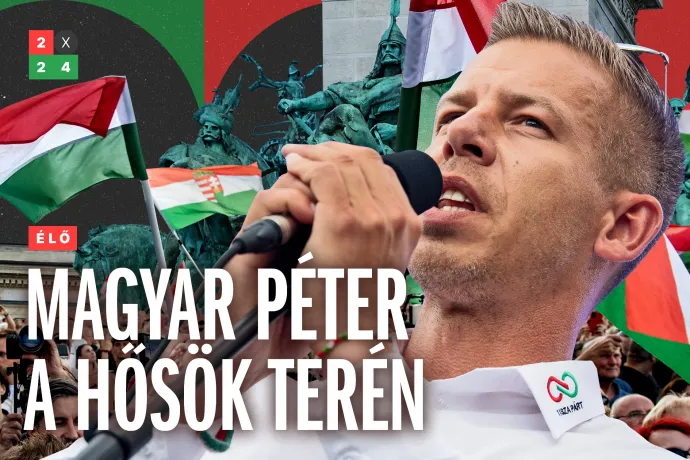 Élőben közvetítettük és elemeztük Magyar Péter kampányzáró beszédét