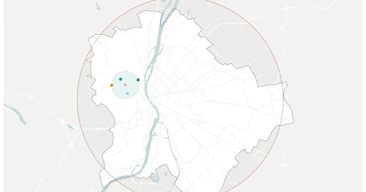 Politikusaink egy két kilométer sugarú körben szavaznak, pedig milyen nagy Budapest