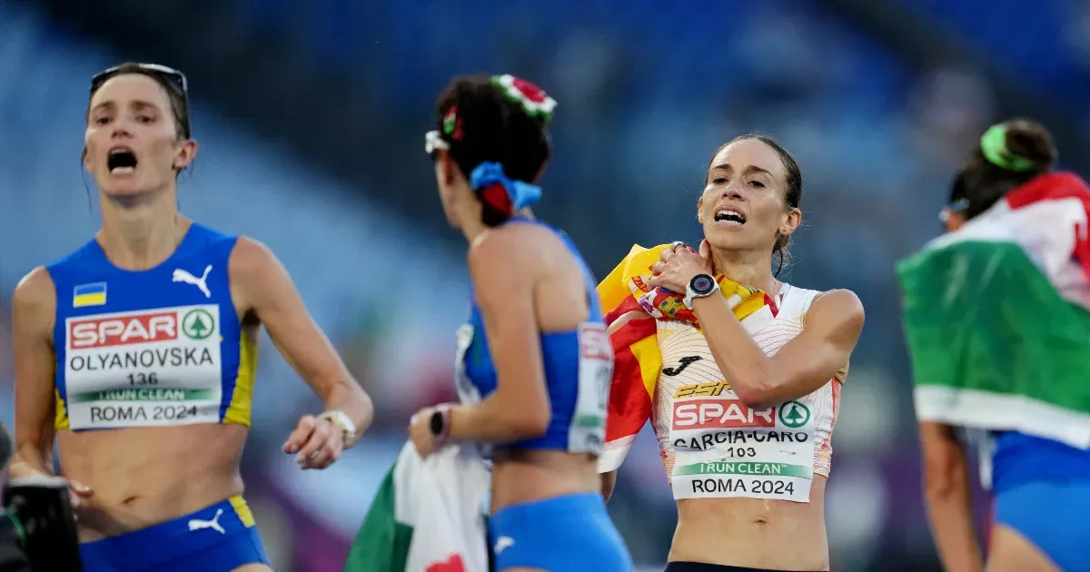 Előre ivott a medve bőrére a dobogóra áhítozó spanyol atléta, a cél előtt előzték be