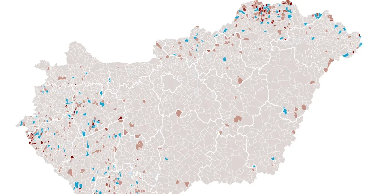 Jó pár településen feltűnően megnőtt a választópolgárok száma az elmúlt két hónapban