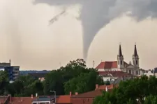 Tornádót hozott Szombathelyre egy vasárnapi szupercella