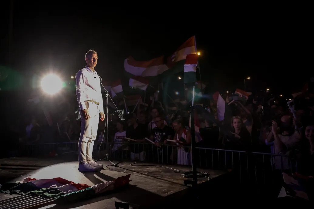 Magyar Péter: A következő országgyűlési választásokon egy kihívója van a NER-nek, a Tisza Párt