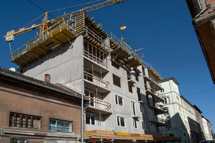 Az újonnan épült budapesti lakások átlagos négyzetméterára 1,28 millió forint