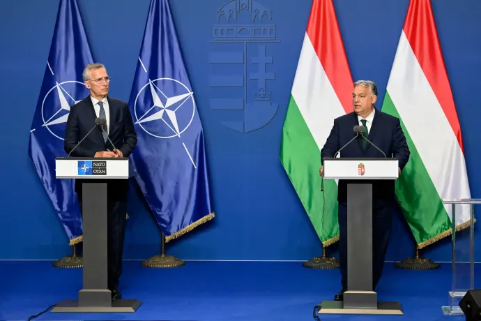 Orbán Stoltenbergnek: Magyarország véleménye eltér Ukrajna ügyében, de nem blokkolja a többség döntését