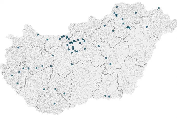 Térképen mutatjuk, hol verte meg a Tisza Párt a Fidesz-KDNP-t