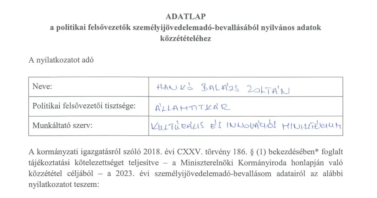 „KULTÚRÁLIS” – a kulturális miniszter valamiért következetesen rossz helyesírással írja munkahelye nevét