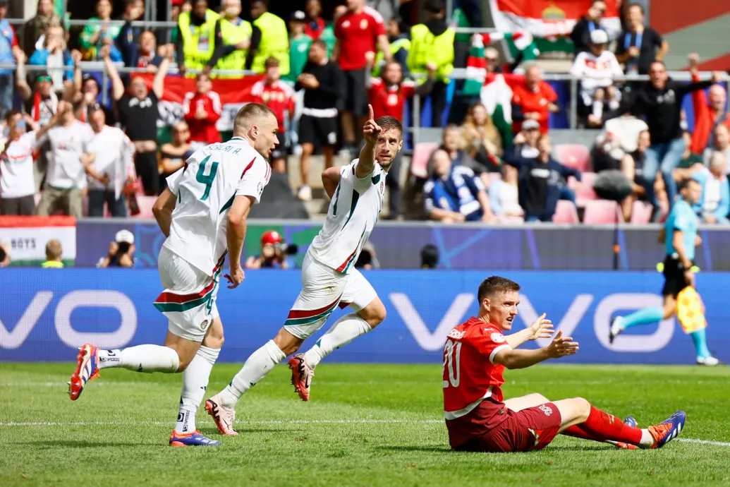 Pocsék első félidő után harcos vereség Svájctól az első Eb-meccsen