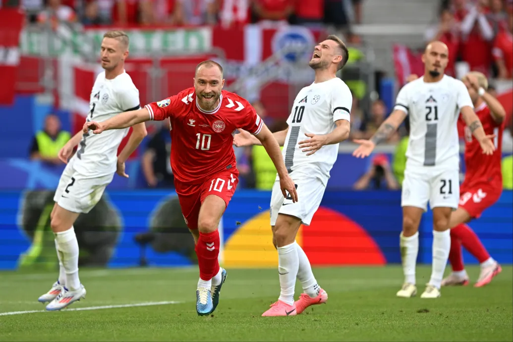 Tündérmese az Eb-n: Eriksen gólt lőtt 1100 nappal azután, hogy egy Eb-meccsen leállít a szíve