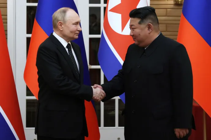 Orosz luxusautót kapott Putyintól Kim Dzsongun, akivel új alapú kereskedelmi szerződést köt Moszkva