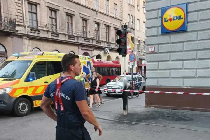 Budapest Közút: Egy elektromos kábel okozta a Lövölde téri jelzőlámpa berobbanását