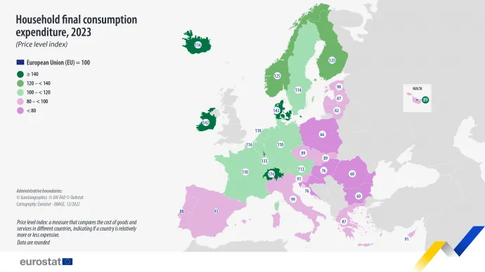 Forrás: Eurostat