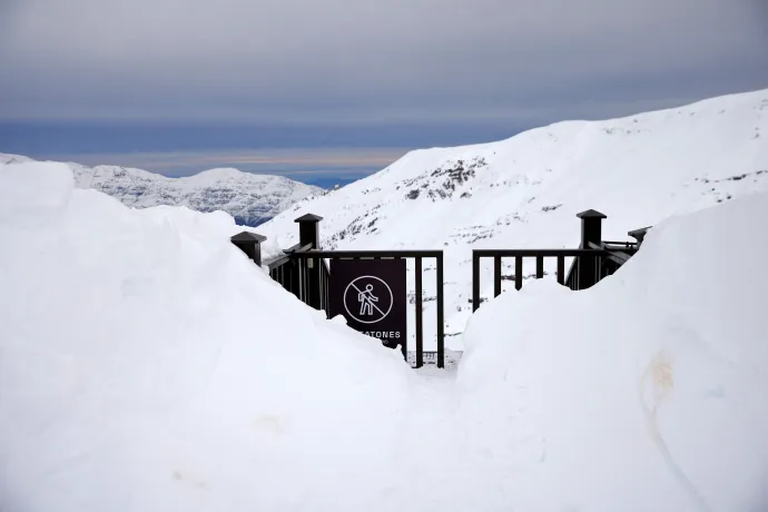 Valle Nevado téli üdülőhely az Andok hegységben, Santiago, Chile, 2024. június 20. – Fotó: Pablo Sanhueza / Reuters