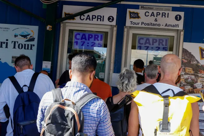 Vízhiány volt Capri szigetén: még vécére se tudtak elmenni a turisták