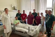 Marco Rossiék meglátogatták Varga Barnabást a stuttgarti kórházban