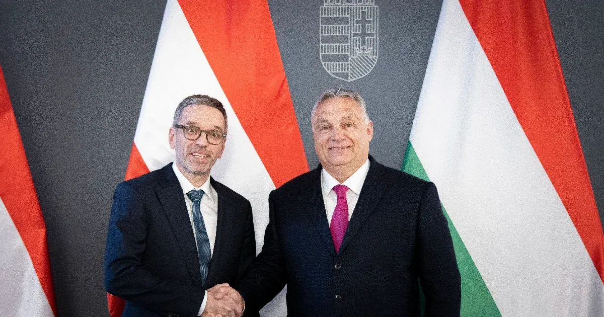 Orbán az osztrák Szabadságpárt vezetőjével találkozik vasárnap Bécsben