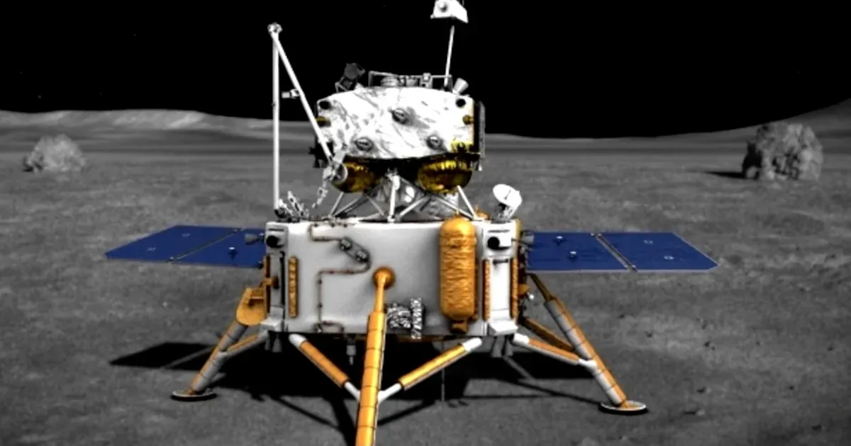 A Chinese spacecraft has found something on the moon that, according to the current state of science, shouldn't be there.