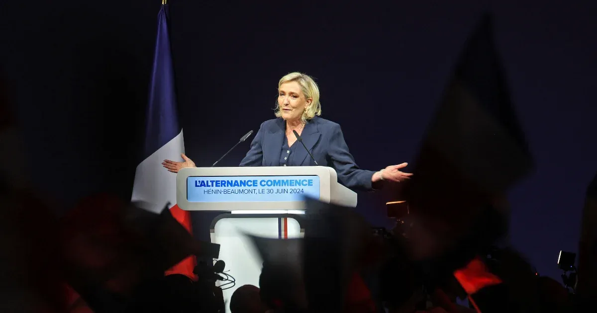 A szélsőjobb az élen a francia nemzetgyűlési választások első fordulójában