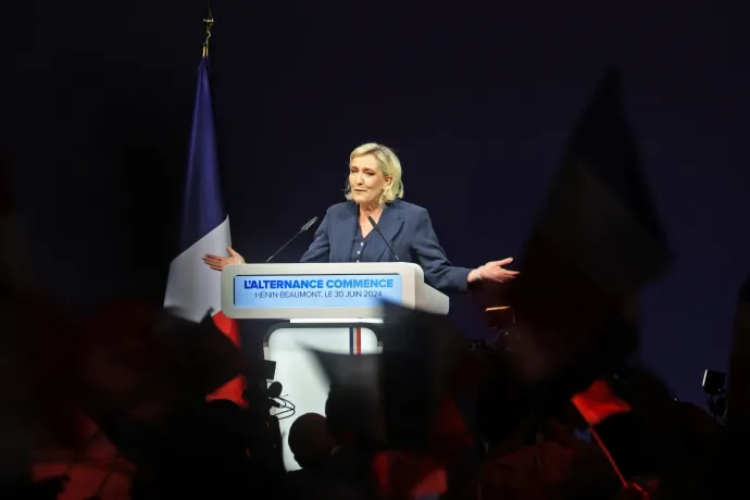 A szélsőjobb az élen a francia nemzetgyűlési választások első fordulójában