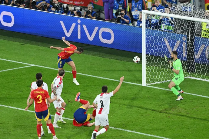 Grúzia ráijesztett a spanyolokra a nyolcaddöntőben, a vége 4-1-es spanyol gázolás lett