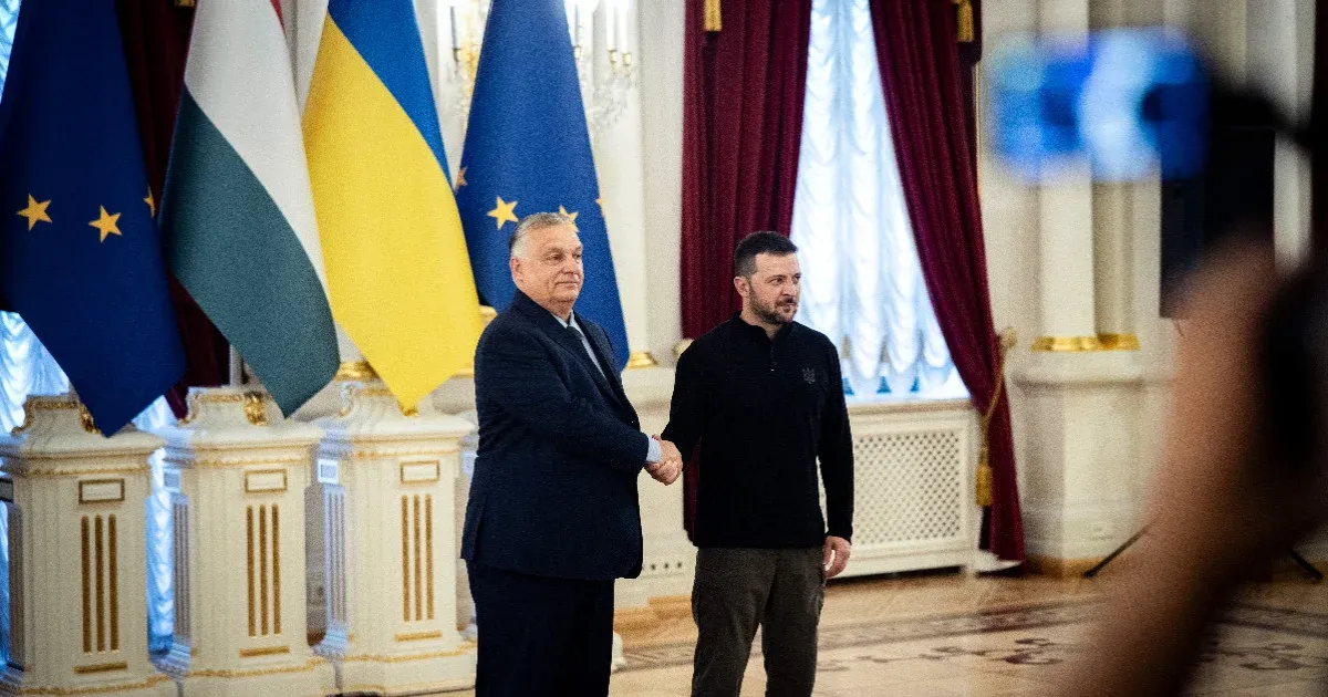 Telex: Zelensky receives Orbán at Presidential Palace in Kyiv