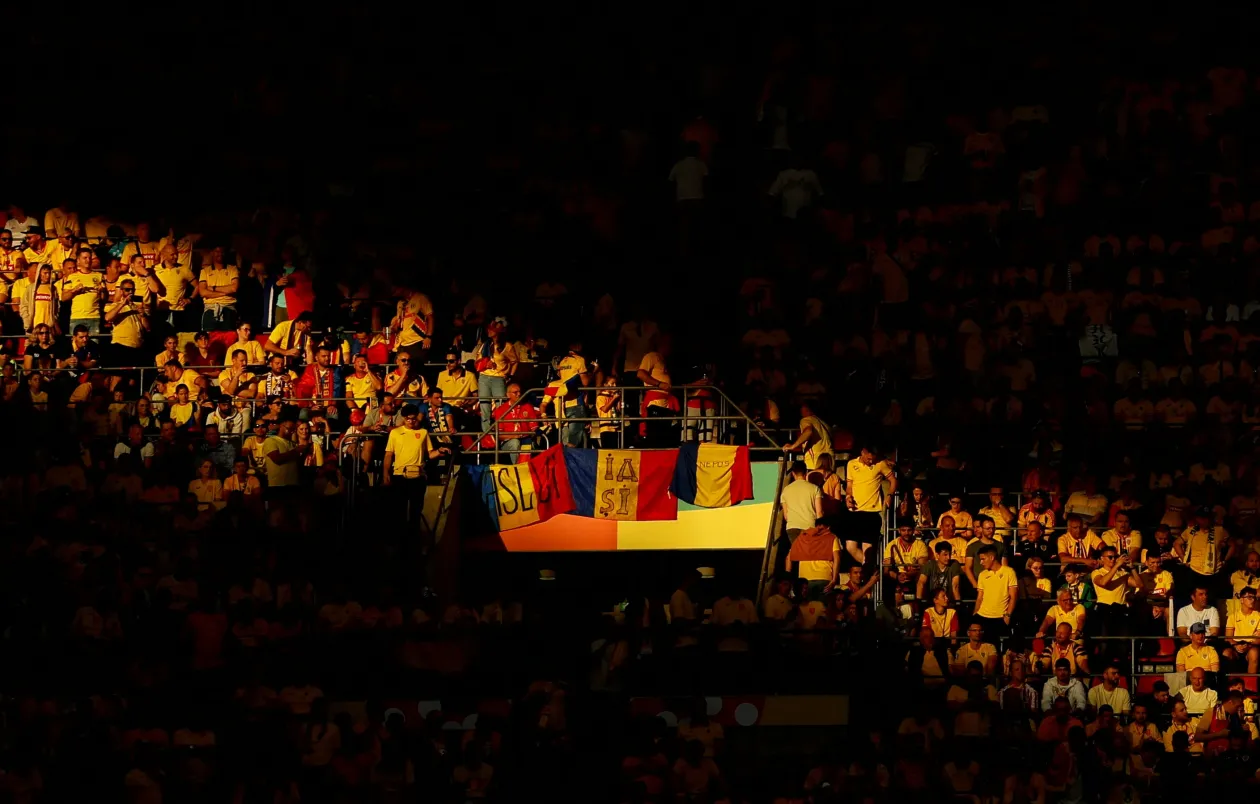 A kölni lelátó a Belgium-Románia mérkőzésen, 2024. június 22-én – Fotó: Thilo Schmuelgen / Reuters