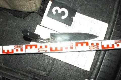 Konyhakéssel akarta megölni élettársát egy férfi Vasban, de a szomszédja megdobálta téglával