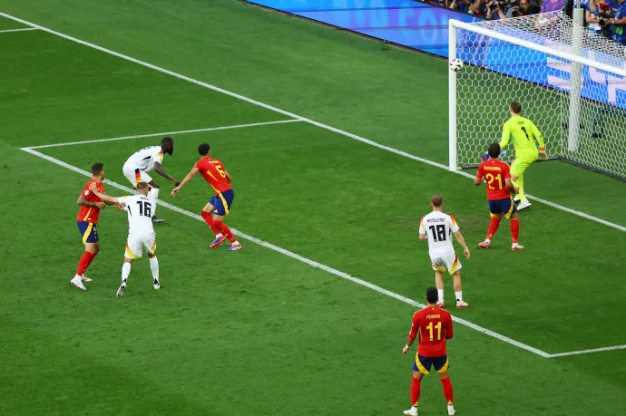 Eb-negyeddöntő: spanyol–német 2-1