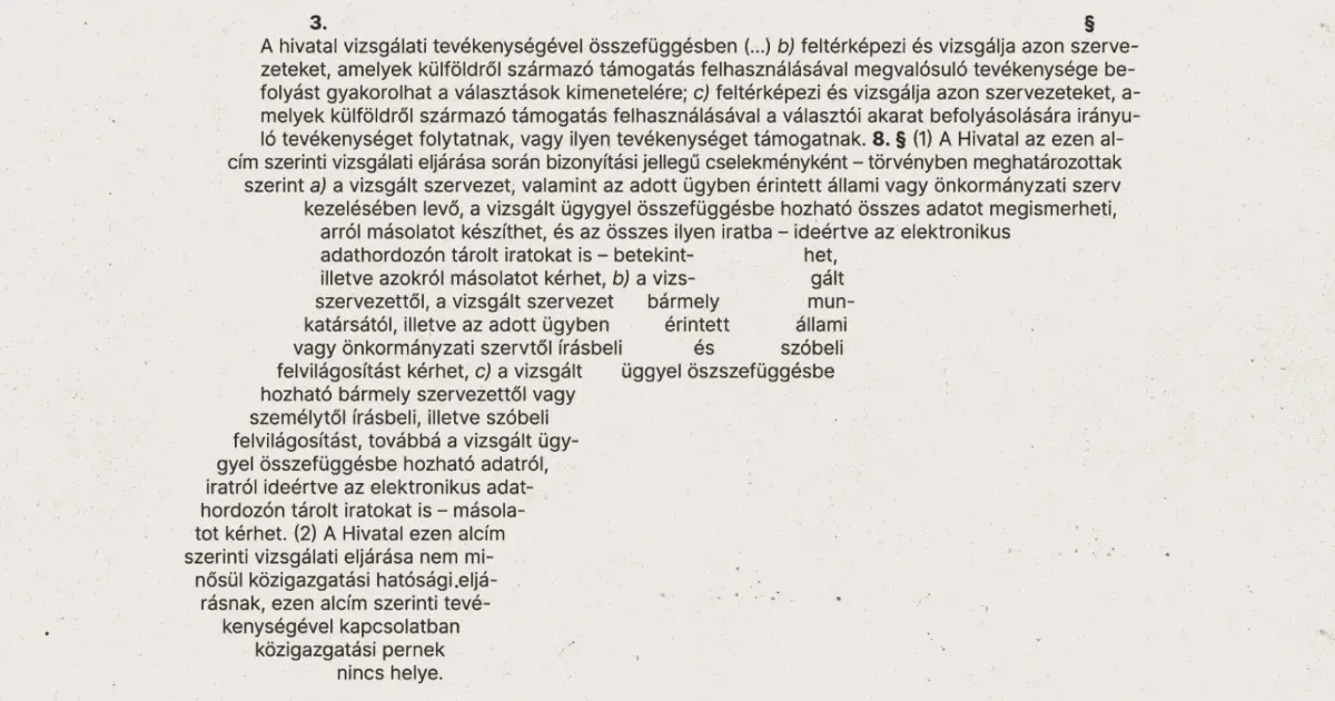 Az Átlátszó és a Transparency is megtagadja az együttműködést a Szuverenitásvédelmi Hivatallal