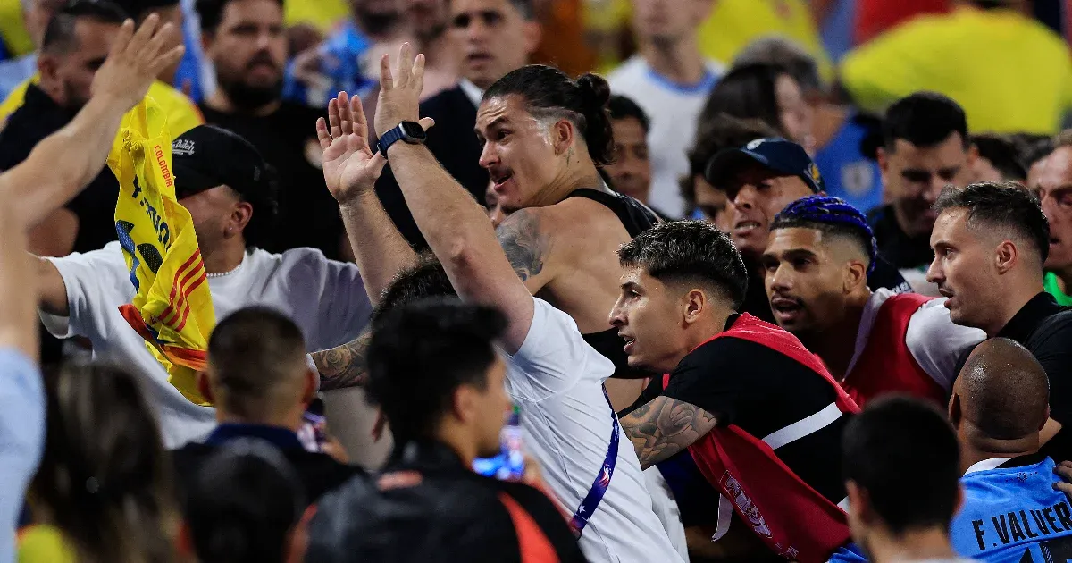 Botrány a Copa Américán, a Liverpool uruguayi csatára a lelátón verekedett a szurkolókkal
