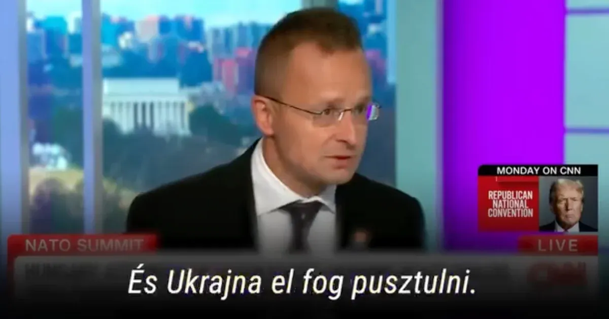 Szijjártó: Ha nem lesz béke, Ukrajna el fog pusztulni