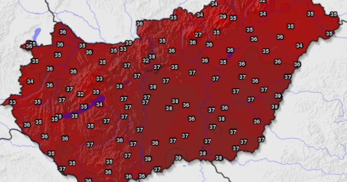 Hogy bírja? Már délben megdőlt a mai melegrekord