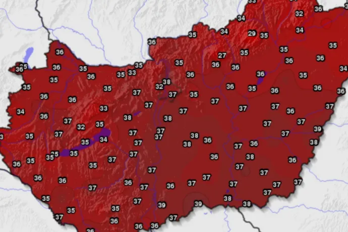 Hogy bírja? Már délben megdőlt a mai melegrekord