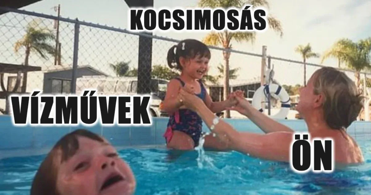 Ne most töltse fel a medencét, meg mossa le a kocsit, mert akkor nem lesz víz!