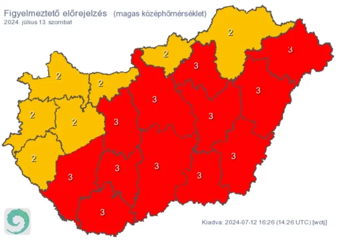 Forrás: Met.hu