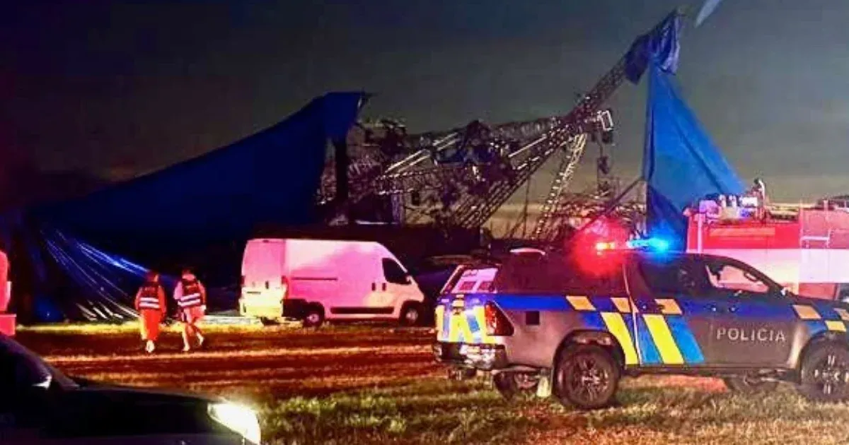 Vihar miatt ledőlt a nagysátor a szlovák Pohoda fesztiválon, többen megsérültek