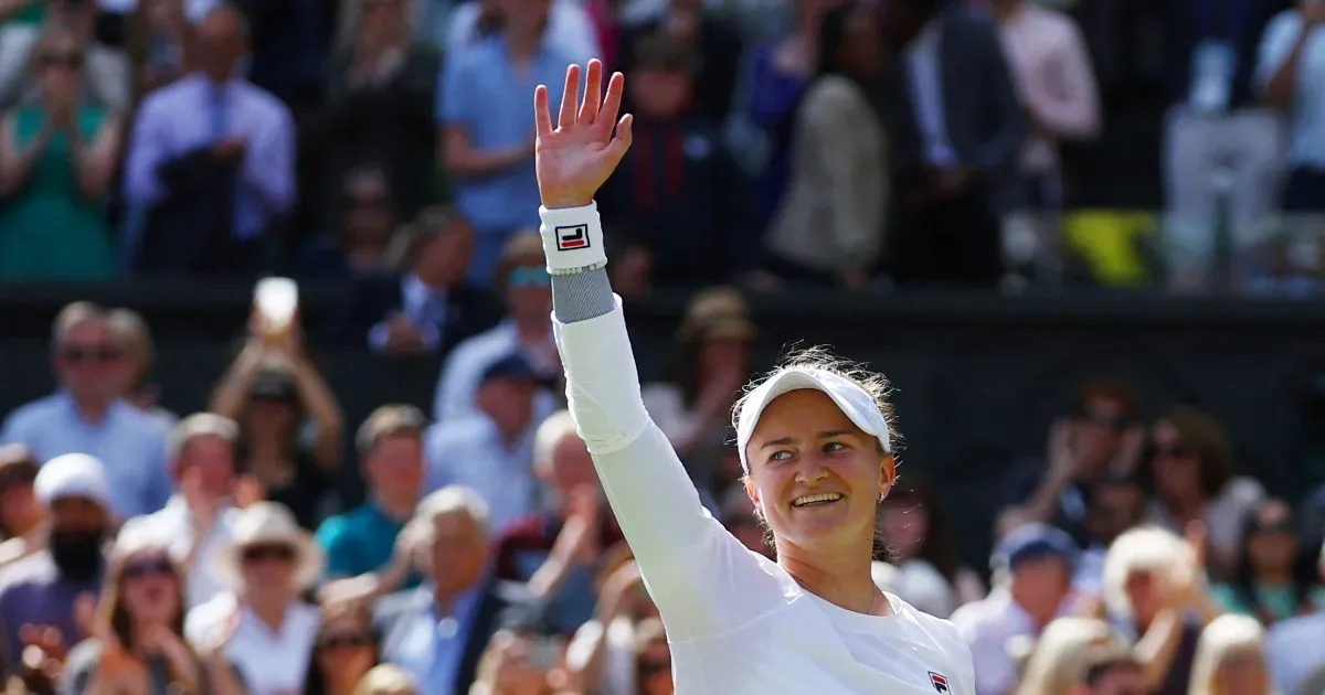 Barbora Krejcikova nyerte a női egyest a wimbledoni teniszbajnokságon