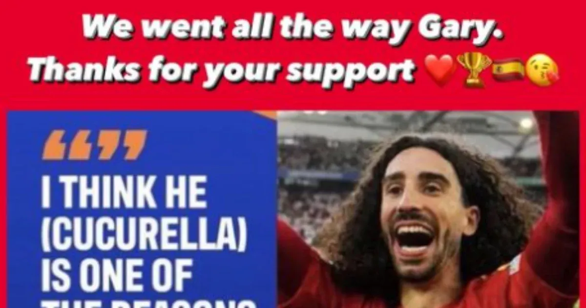 Az Eb-győzelem után trollkodta meg Cucurella a túlértékeltségéről magyarázó Gary Neville-t
