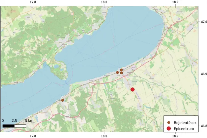 Földrengés volt éjszaka a Balatonnál