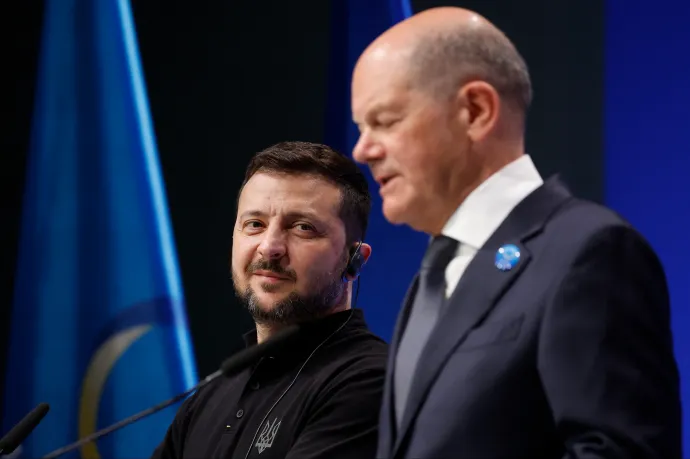 Jövőre megfelezheti az Ukrajnának szánt katonai segélyt Németország