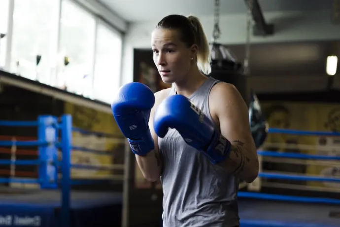 Luca Hámori, the first Hungarian female boxer who made it to the Olympics