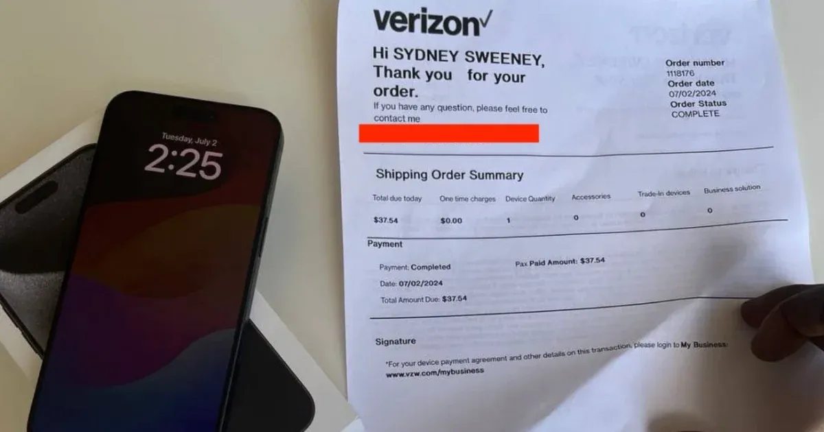 Sydney Sweeney telefonszámát is ellopták