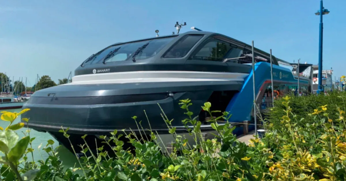Nemzetközi díjakat nyert a Balaton két új katamaránja
